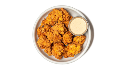 All-Natural Popcorn Chicken w/ Buttermilk Ranch