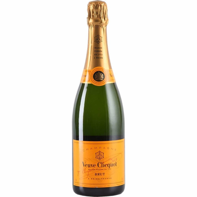 Veuve Clicquot Champagne Bottle Happy Times